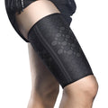 Thigh Compression Sleeves Black 2-Pack - Support & Recovery for Athletes
