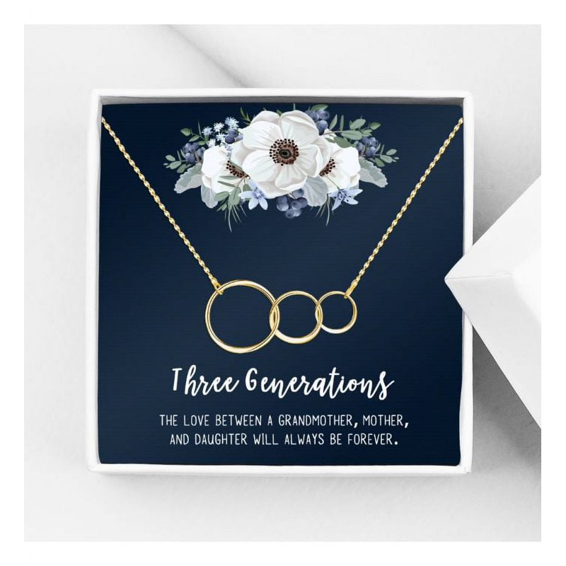 Mother's Day Jewelry Gift Set Necklace with Card and Gift Box - Multiple Styles