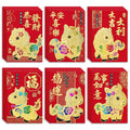 2026 Year of the Horse Lucky Money Envelopes - 36 Pcs Kid-Friendly Red Packets