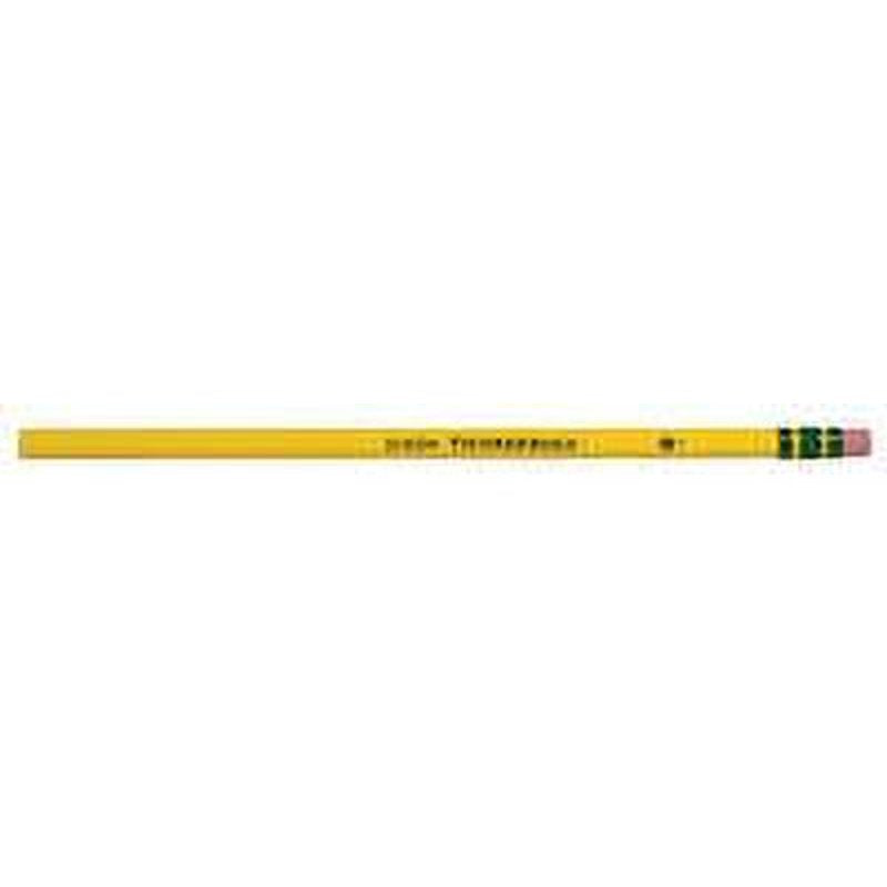 No 2.5 Medium Tip Yellow Pencil Pack of 12 for Writing & Drawing