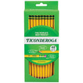 Pre-Sharpened #2 HB Wooden Pencils with Erasers, 48 Pack, Yellow