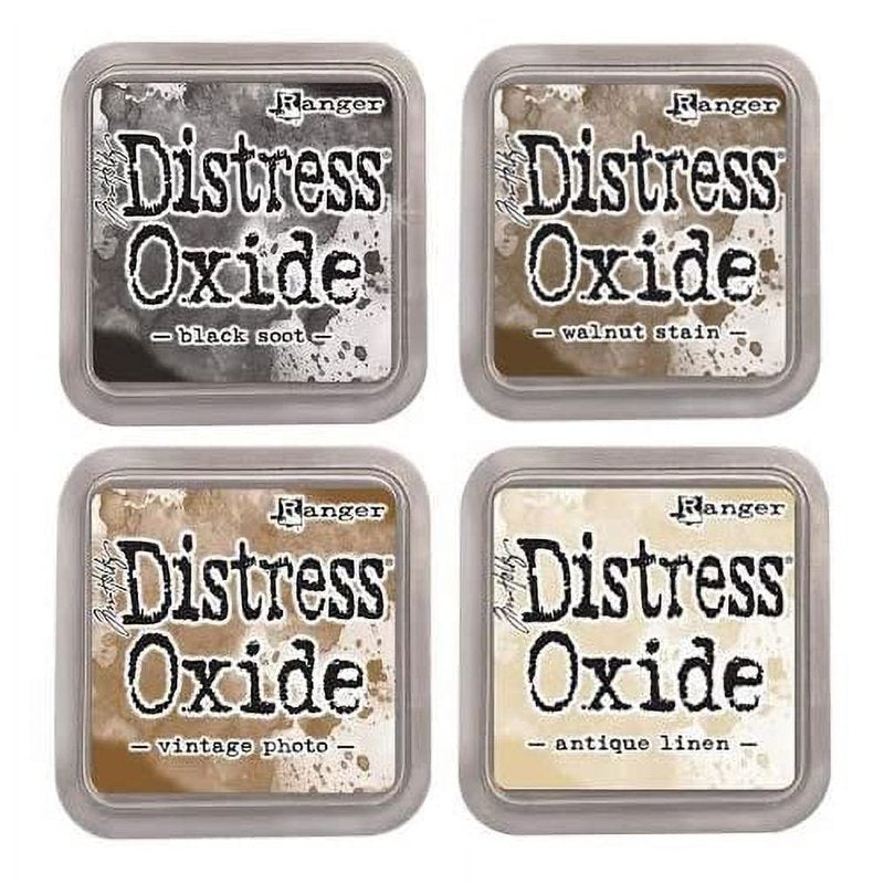 Distress Oxide Ink Pads Set - Water Reactive Craft Ink for Stamps & Stencils