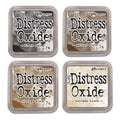 Distress Oxide Ink Pads Set - Water Reactive Craft Ink for Stamps & Stencils