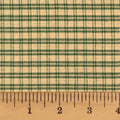 Cotton Homespun Plaid Fabric by the Yard - Timber Green 3 for Quilting & Crafts