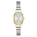 Women's Two-Tone Expansion Band Wristwatch - Elegant Silver Dial & Roman Numerals