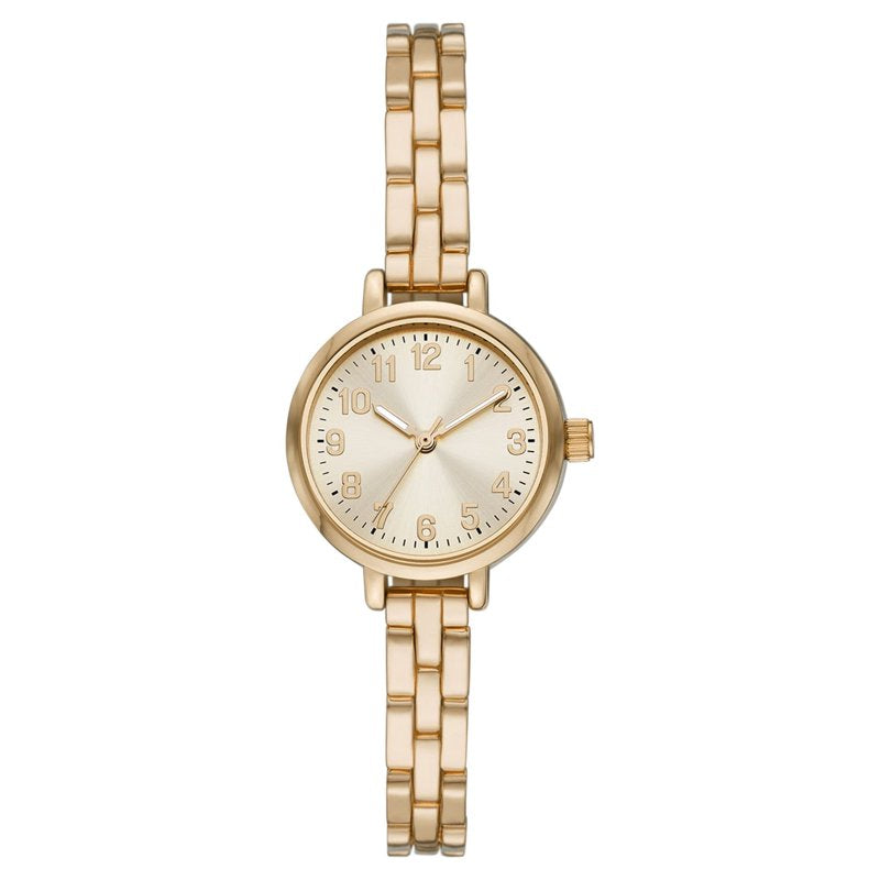 Gold Tone Bracelet Watch for Women - Analog Quartz Wrist Watch