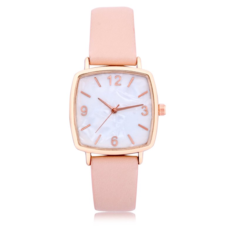 Adult Female Rose Gold Watch with MOP Dial and Adjustable Strap