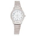 Unisex Silver Round Case Analog Watch - Classic Timepiece for Men & Women