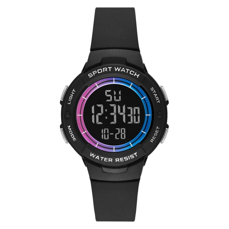 Women's Digital Sport Watch with Alarm, Stopwatch & Water Resistance