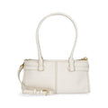 Women's Faux Leather Shoulder Bag with Removable Crossbody Strap