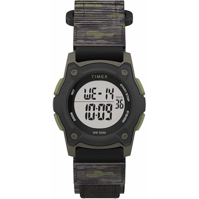 Digital Kids' Wristwatch with Backlight and Water Resistance - 18mm Plastic Strap