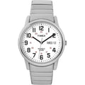 Timex Men's Easy Reader Watch with Expansion Band - Durable 24-Hour Water-Resistant Timepiece