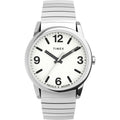Timex Men's Easy Reader Watch with Indiglo Light and Stainless Steel Band
