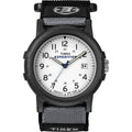 Outdoor Waterproof Watch for Men with Nylon Strap 38mm - Black/White