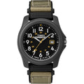 Men's Outdoor Watch 39mm Gray Black Expedition Camper with Indiglo