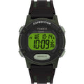 Digital Outdoor Watch with Leather & Fabric Strap, 100M Water-Resistant, Chronograph & Alarm