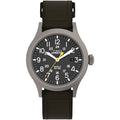 Timex Expedition Scout Men's 40mm Watch with Green Fabric Strap, Black Dial & Water Resistance