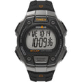 Men's Sport Watch with 30-Lap Stopwatch - Black Silver Timex Ironman