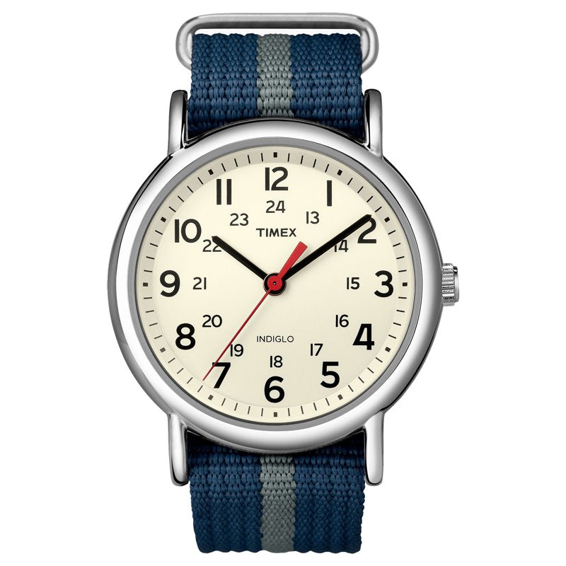 Unisex Nylon Slip-Thru Sport Watch 38mm - Water Resistant & Interchangeable Straps