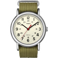 Unisex Casual Watch with Fabric Slip-Thru Strap 38mm Water-Resistant