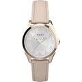 Women's Dress Watch with Leather Strap - Pink, Rose Gold & Silver Variants