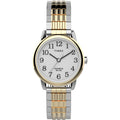 Timex Women's Easy Reader 25mm Watch with Two-Tone Case & White Dial