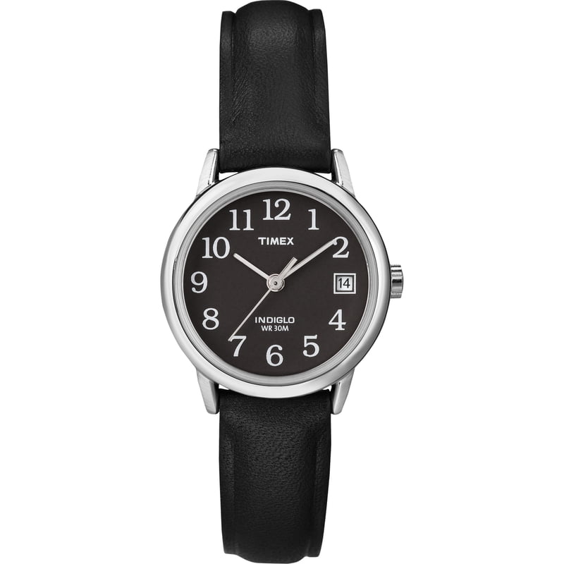 Casual Women's Watch with Leather Strap and Date - Multiple Colors
