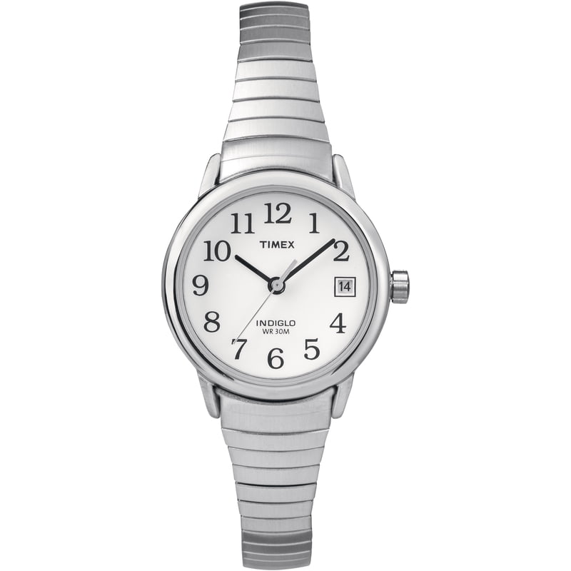 Casual Women's Watch with Easy-to-Read Dial and Tapered Expansion Band