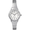 Casual Women's Watch with Easy-to-Read Dial and Tapered Expansion Band