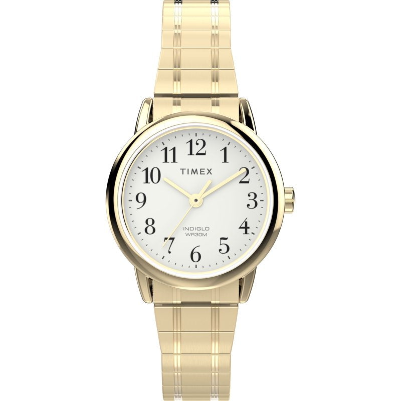 Women's Easy Reader Gold Tone Watch with Stainless Steel Expansion Band