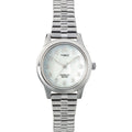 Women's Dress Watch with Silver/MOP Dial and Expansion Band - Timex Essex Avenue