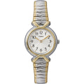 Timex Women's Pleasant Street Two-Tone Dress Watch 25mm with Expansion Band