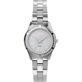 Women's Solar-Powered Dress Watch - Silver-Tone Case & Bracelet, 28mm