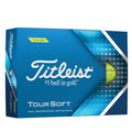 Titleist Tour Soft Golf Balls 12 Pack - Yellow, 2022 Variation