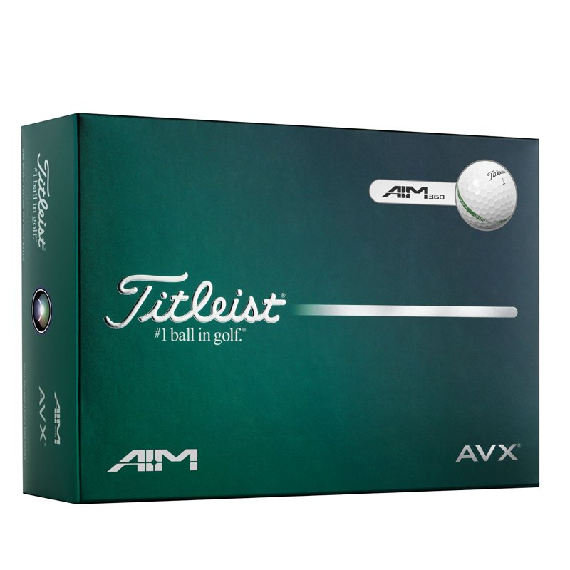 Titleist AVX AIM Golf Balls 12pk White – 2026