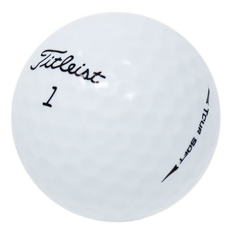 Recycled Titleist Tour Soft Golf Balls 12 Pack - Premium Quality, Near Mint