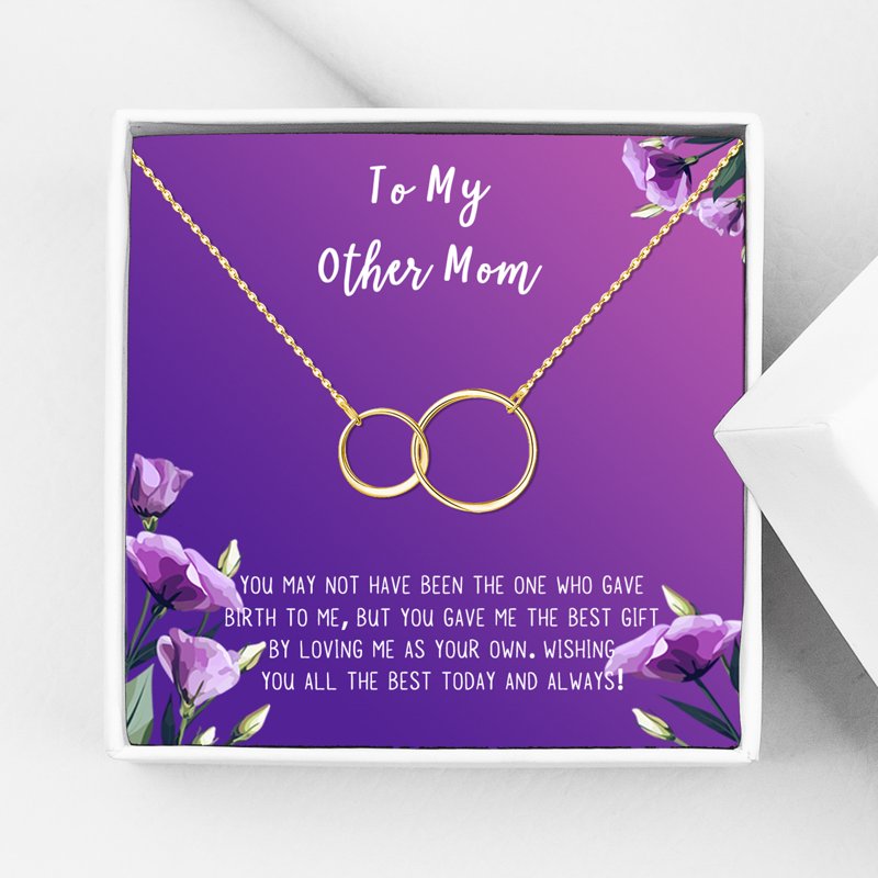 Infinity Ring Jewelry Set for Mom - Mother's Day Gift with Card - Multiple Colors & Styles