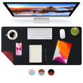 Large Waterproof PU Leather Desk Mat - Dual-Sided Office & Home Desk Pad