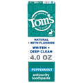 Whiten Plus Deep Clean Toothpaste with Fluoride, Peppermint - 4.0 oz (Peppermint) Tom’s of Maine
