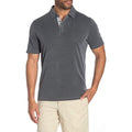 Men's Short Sleeve Golf Polo Shirt - Black, Large