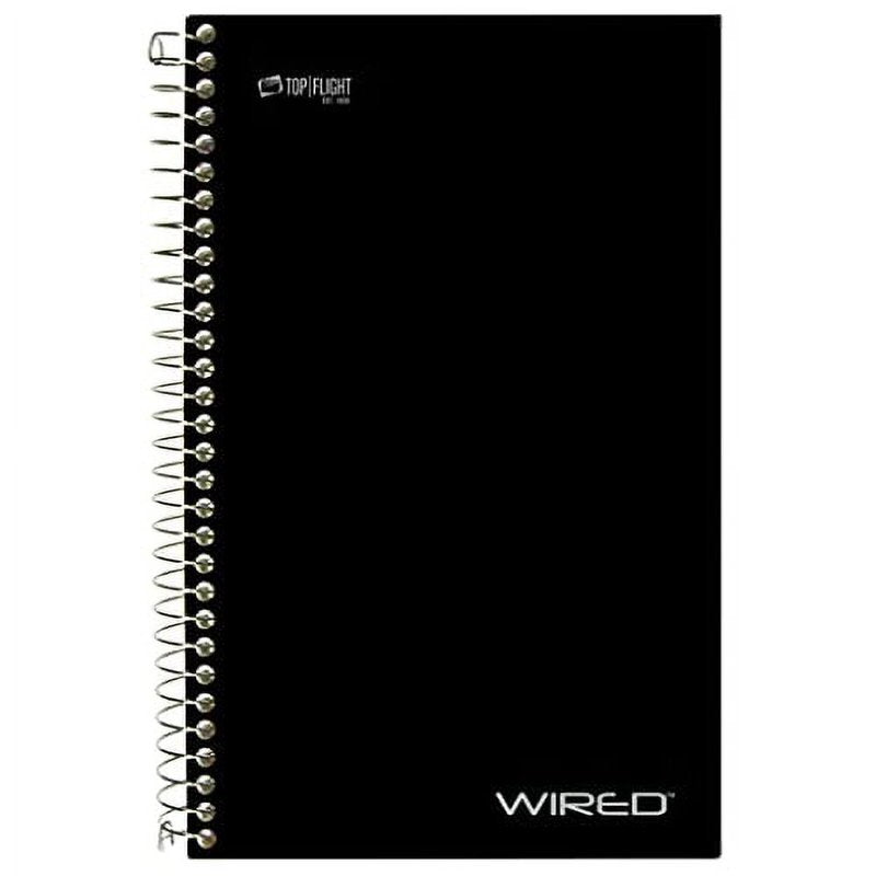 Wired 3-Subject Notebook with 120 Sheets - School Office Supplies