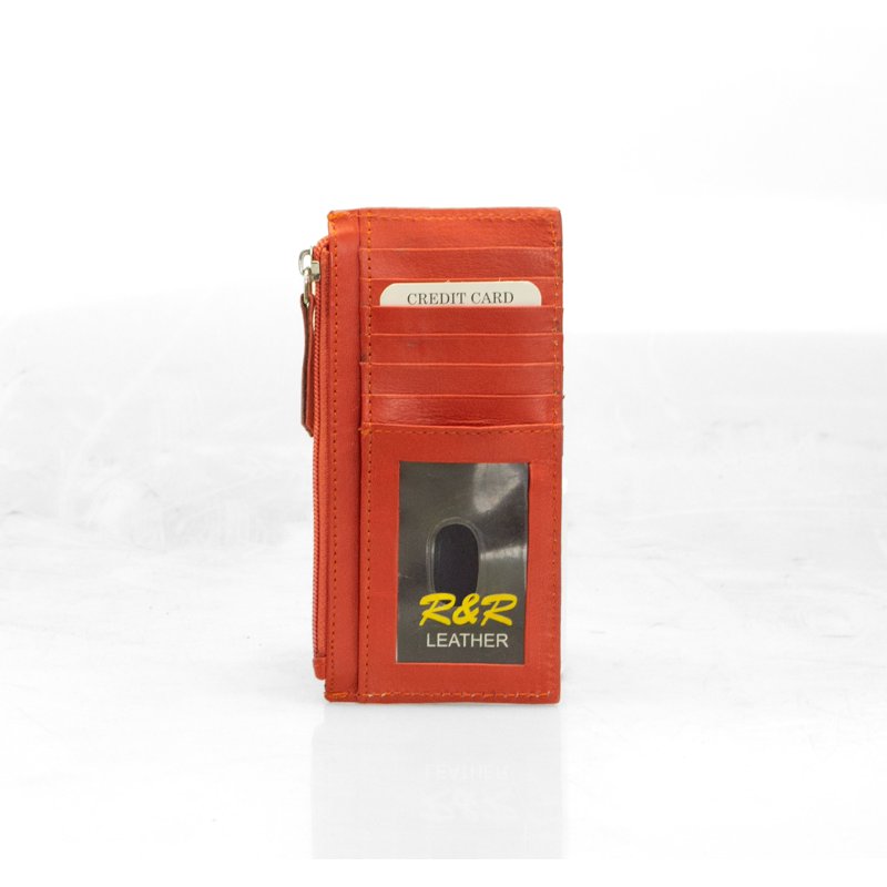 Top Zip Wallet with Card Holders - RFID Money Organizer for Men & Women