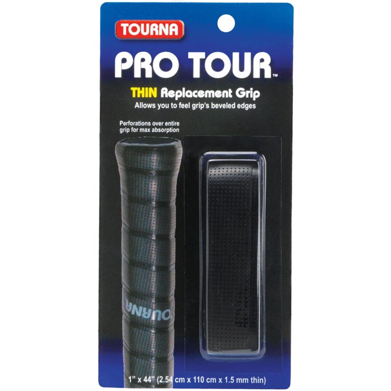 Tourna PRO Thin Tennis Grip 1.5mm Replacement Grip for Precision Feel