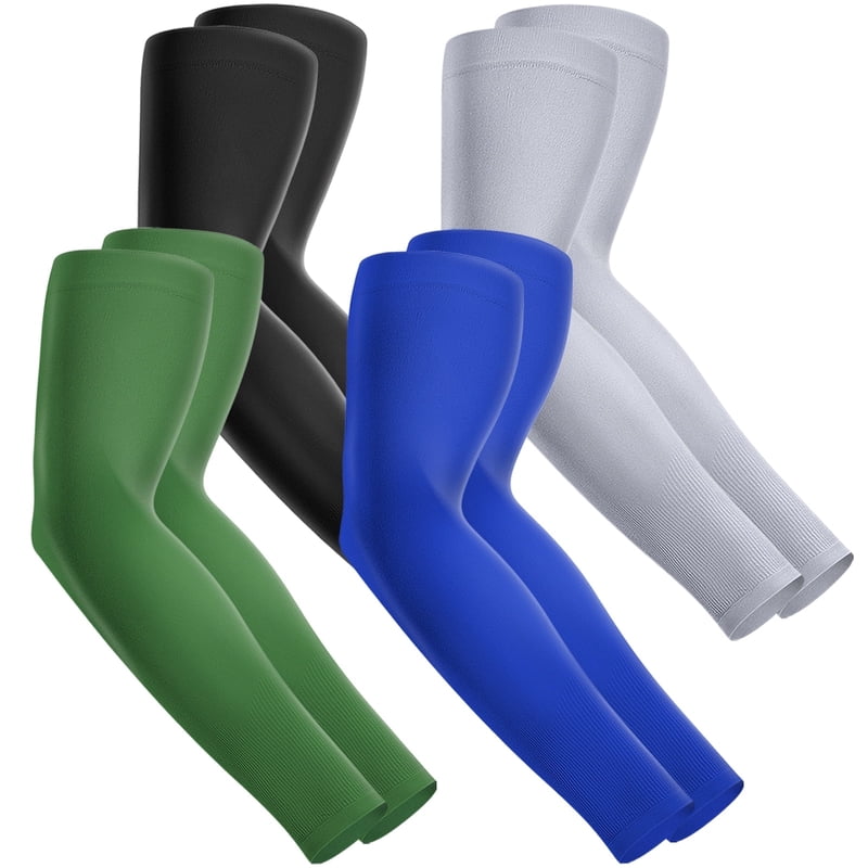 Cooling Compression Arm Sleeves Sun Protection Sports Arm Cover for Men Women