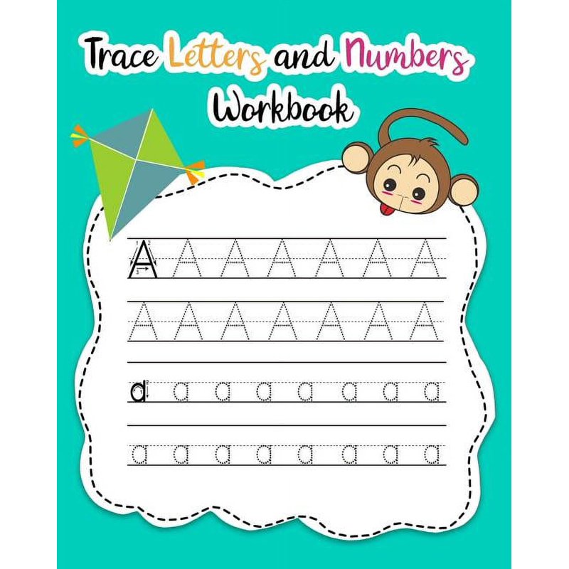 Kids Alphabet and Number Tracing Workbook for Preschool and Kindergarten