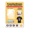 Heat Transfer Paper Tape for Dark T-Shirts - Reusable Printable HTV Vinyl Sheets