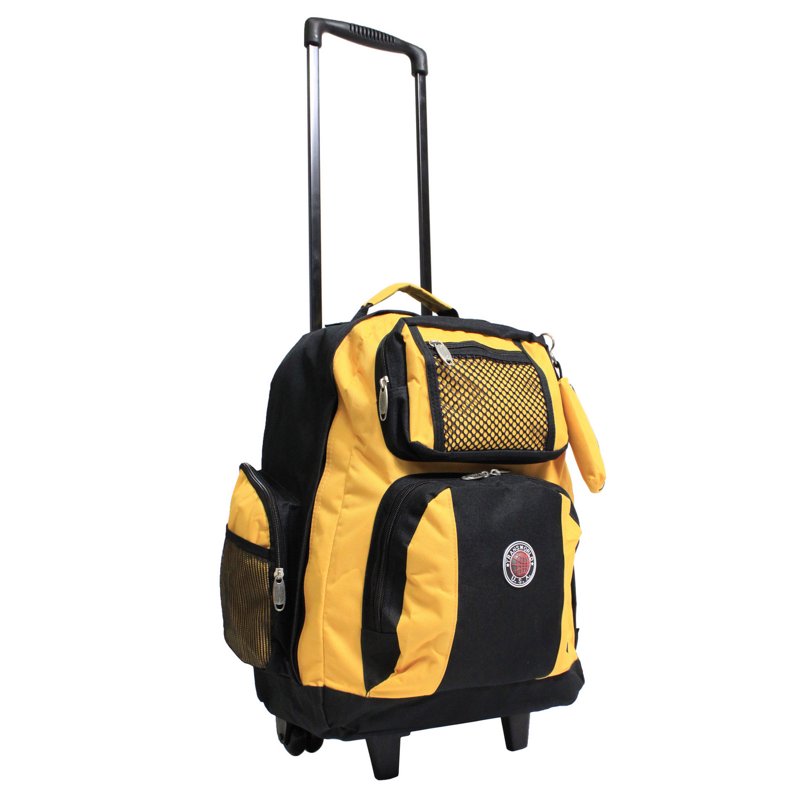22-Inch Carry-On Rolling Backpack - Durable School & Travel Bag with Wheels