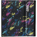 Paint Splatter Binder for School or Office Organization - 1 Inch Metal Rings
