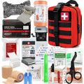Trauma First Aid Kit with Chest Seal, Israeli Bandage, Tourniquet, Splint, Gauze & Emergency Supplies
