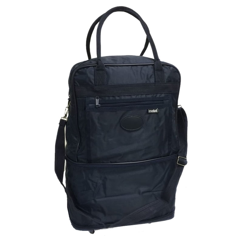 Unisex Travel Tote with Wheels - Expandable Carry-On Bag for Weekend Trips